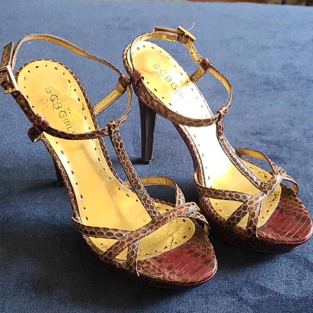 BCBGirls strappy heels
